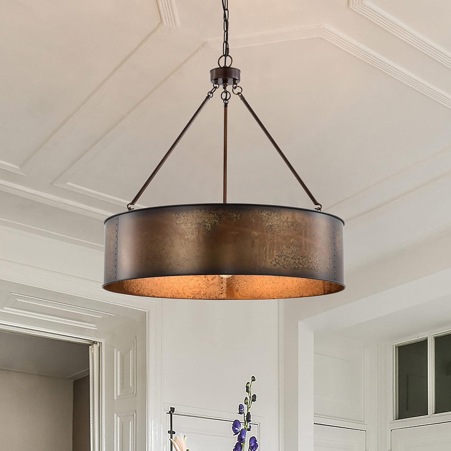 Nuvo 60-5895 - Kettle Oversized Pendant; Antiqued Copper Finish