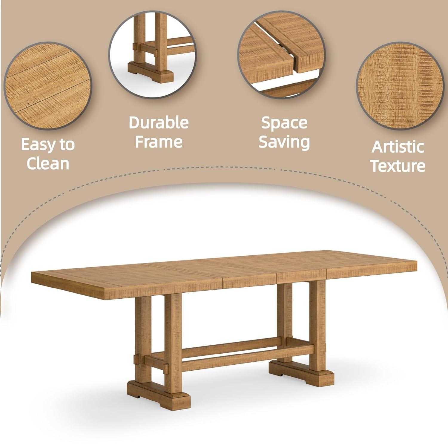 Ashley Furniture Havonplane Brown Counter Height Dining Extension Table