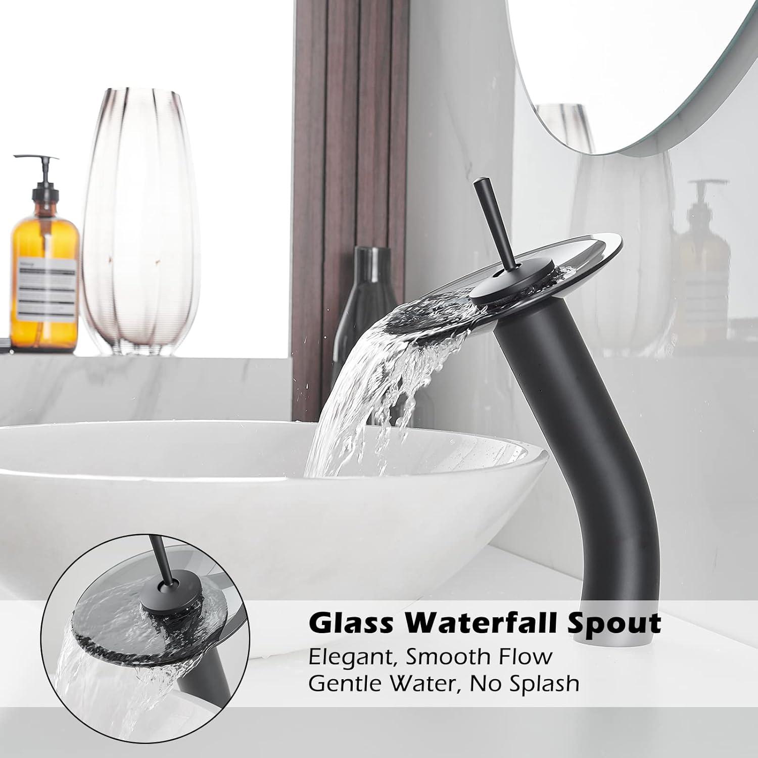 Waterfall Vessel Bathroom Faucet