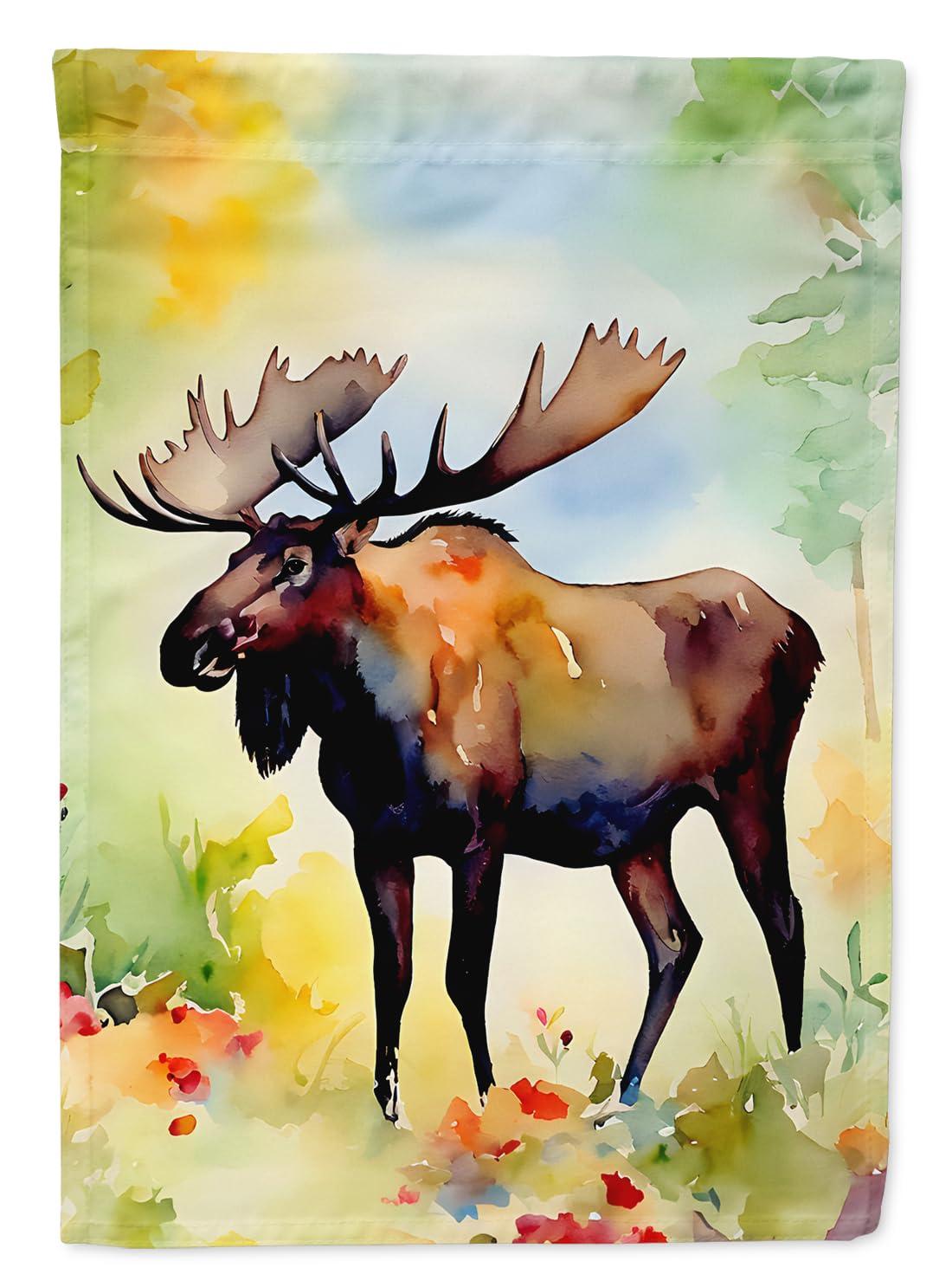 Moose Garden Flag 11.25 in x 15.5 in