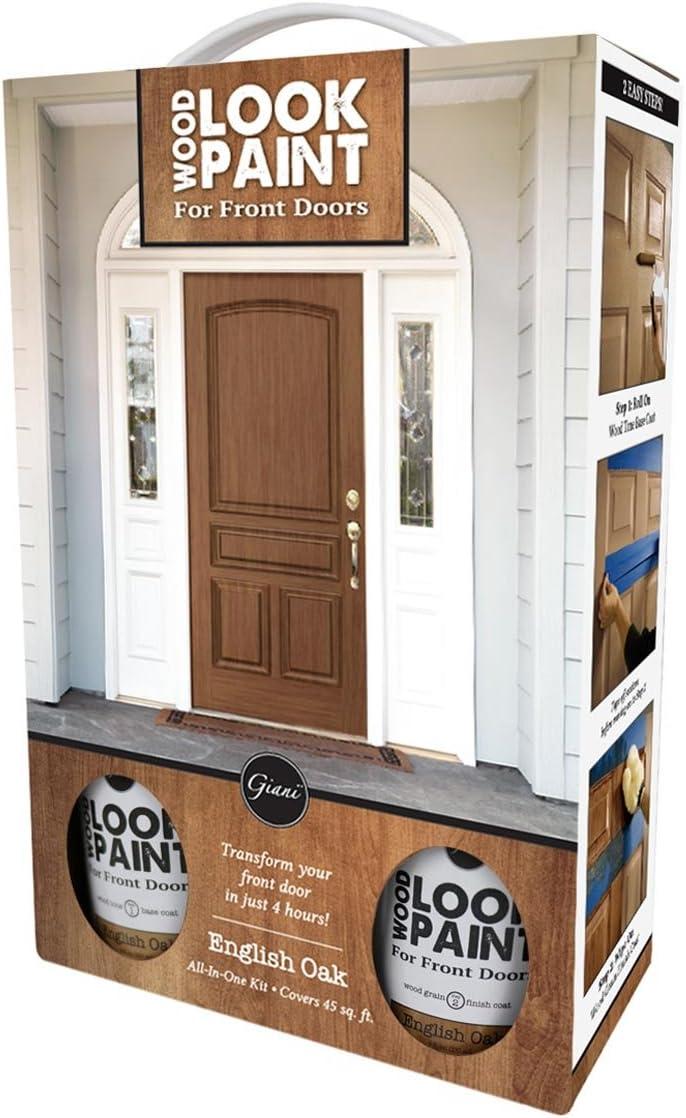 Giani Wood Look Satin Brown Water-based Interior/Exterior Door and Trim Paint ( Kit )
