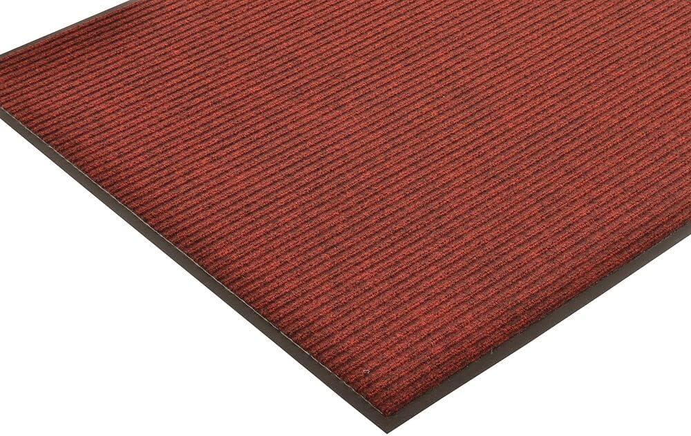 Notrax Carpeted Runner,Red/Black,3ft. x 10ft. 117S0310RB