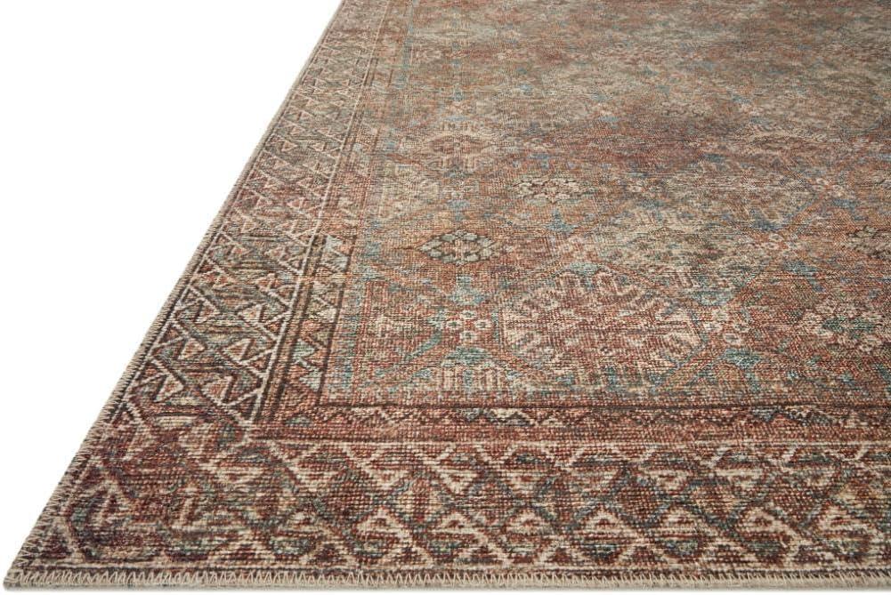 Amber Lewis x Loloi Amber Lewis x Loloi Billie Aqua / Rust Area Rug