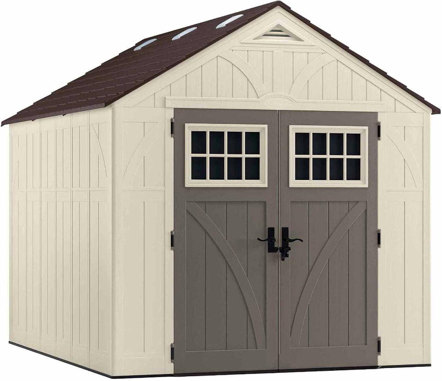 Suncast Suncast Outdoor Vanilla Resin Storage Shed