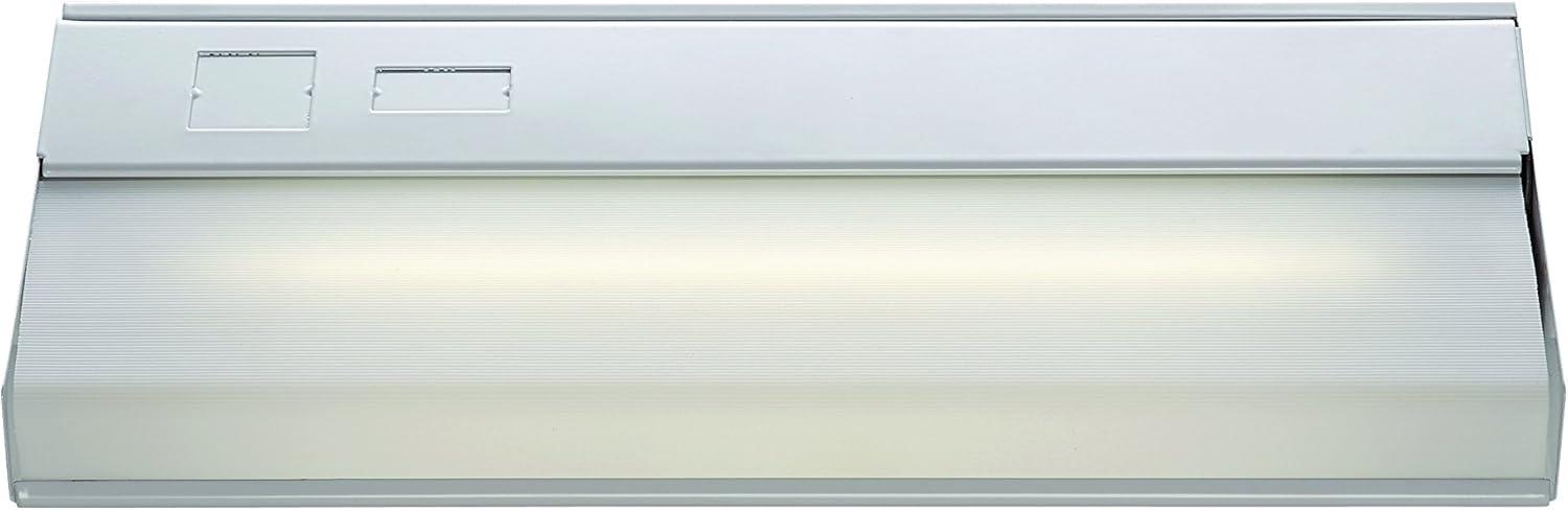 Signature 12" White Frosted Glass Fluorescent Undercabinet Light