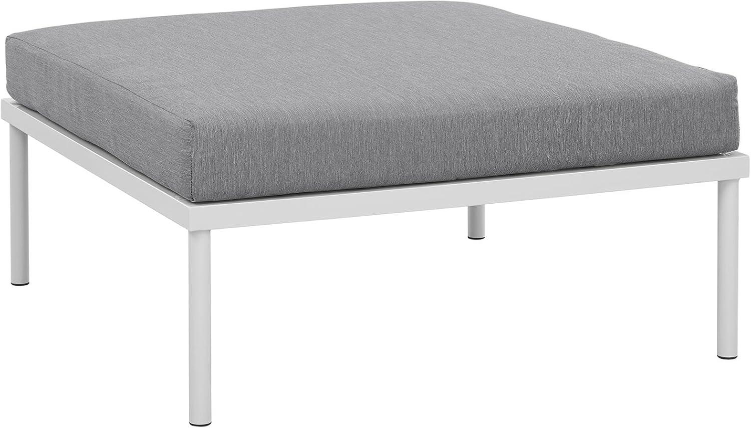 Modway Harmony Outdoor Patio Aluminum Ottoman