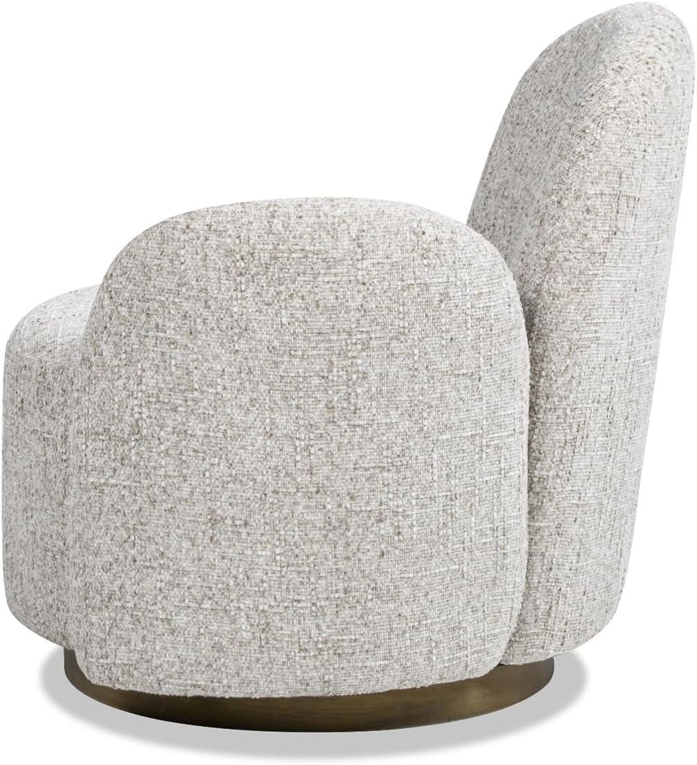 Jennifer Taylor Home Duo 31.5" RAF One-Arm Swivel Accent Chair