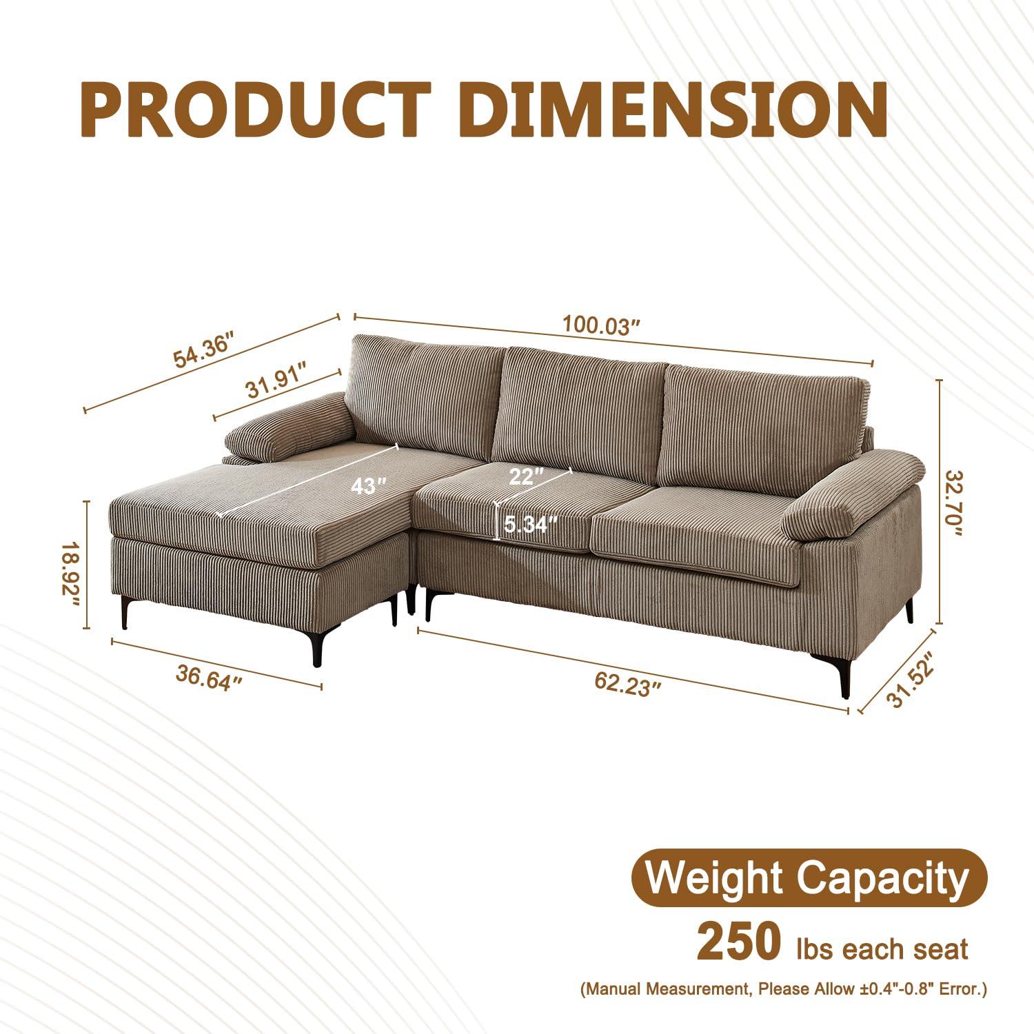 Wade Logan® Avrianna 2 - Piece Upholstered Sectional