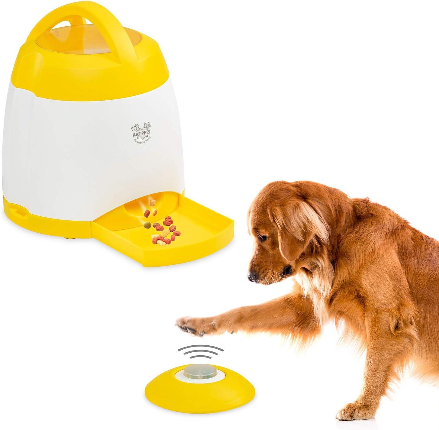 Arf Pets Memory Training Dog Treat Dispenser Toy w/Remote Button