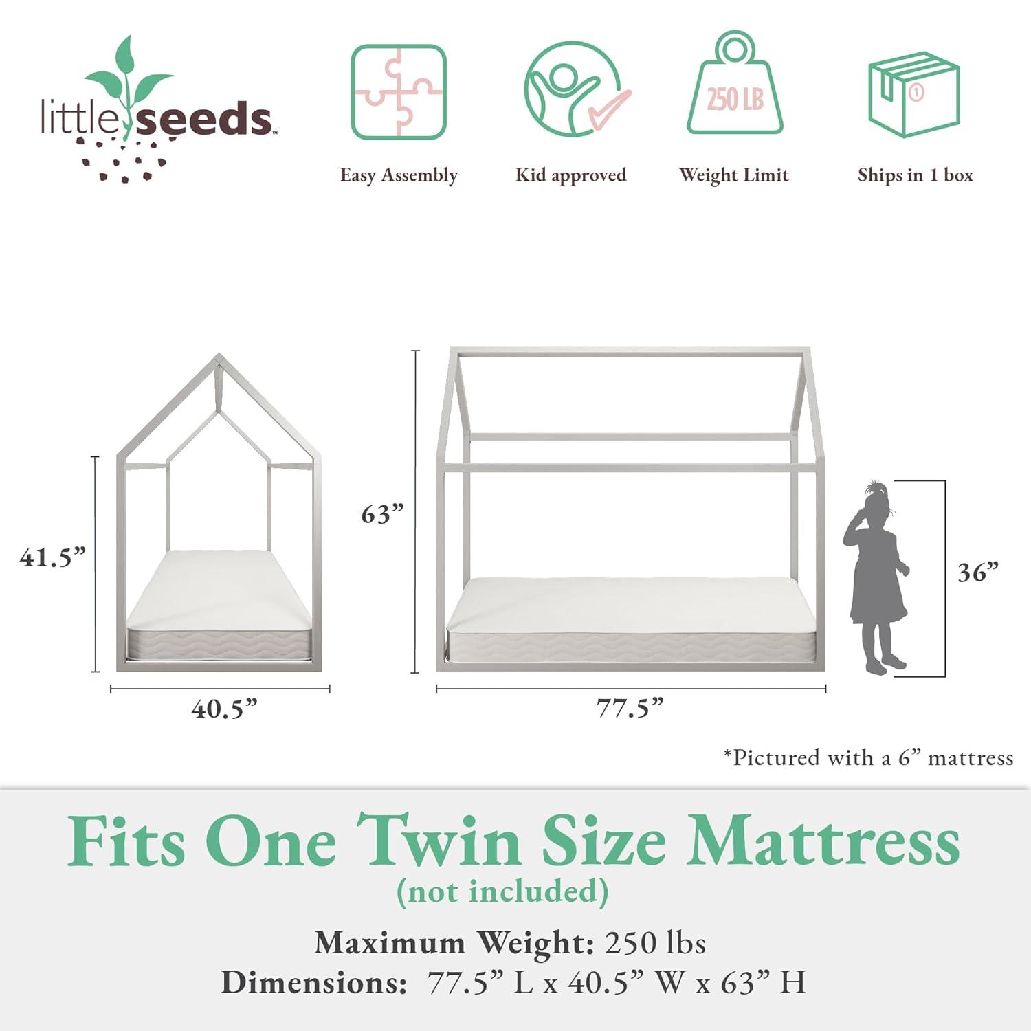 Skyler Metal Montessori House Bed