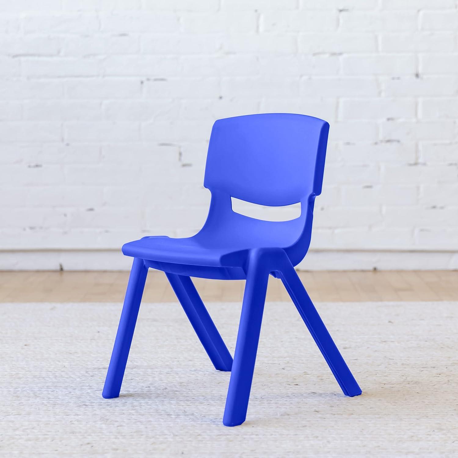 ECR4Kids Plastic School Stack Chair, Classroom Furniture