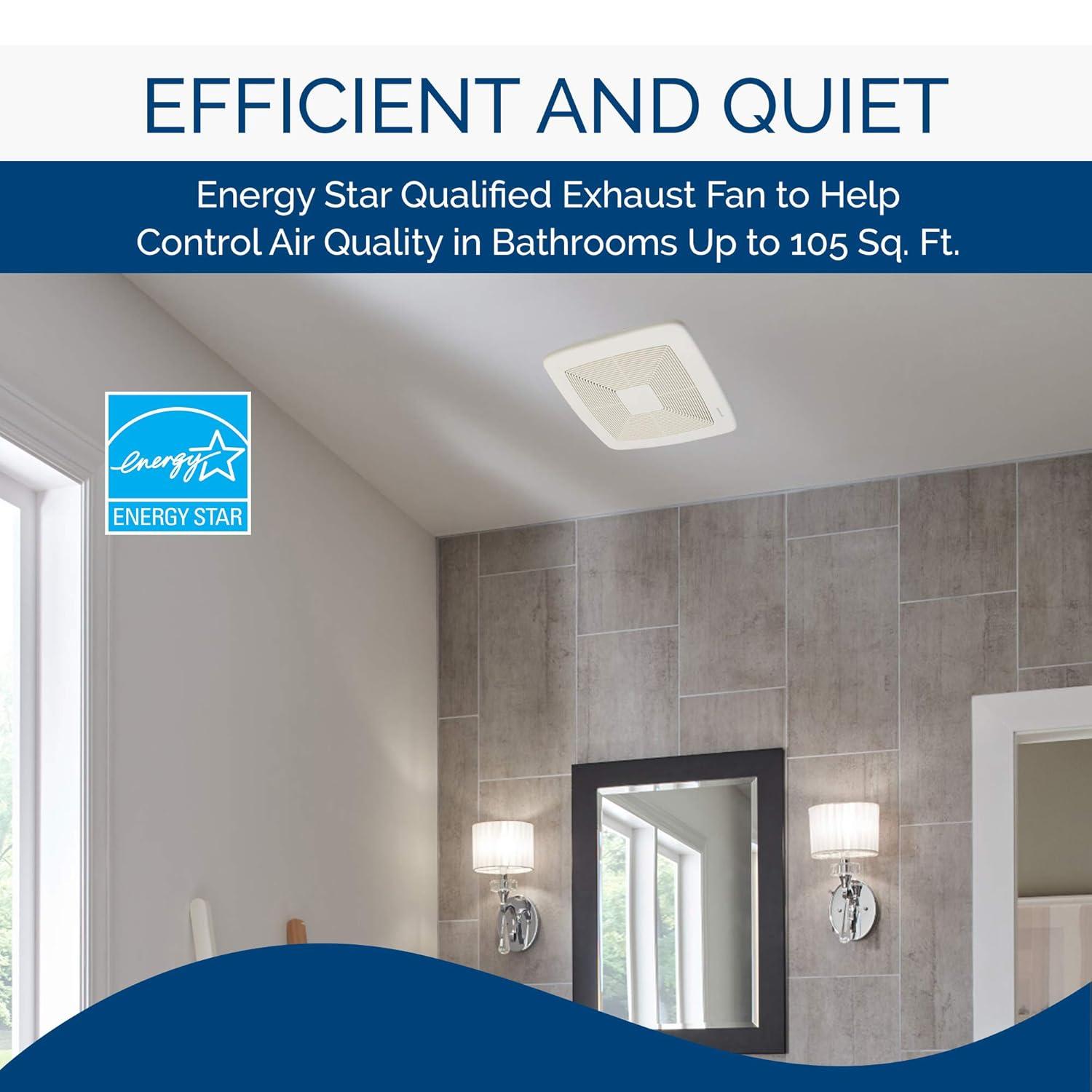 Broan NuTone 150 CFM Energy Star Certified Bathroom Fan QTXE110150DC