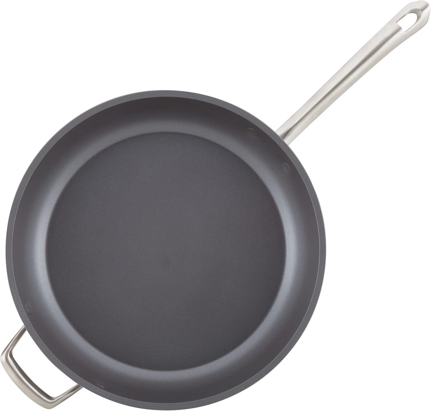 Anolon Accolade 12.25" Forged Hard-Anodized Nonstick Frying Pan with Lid
