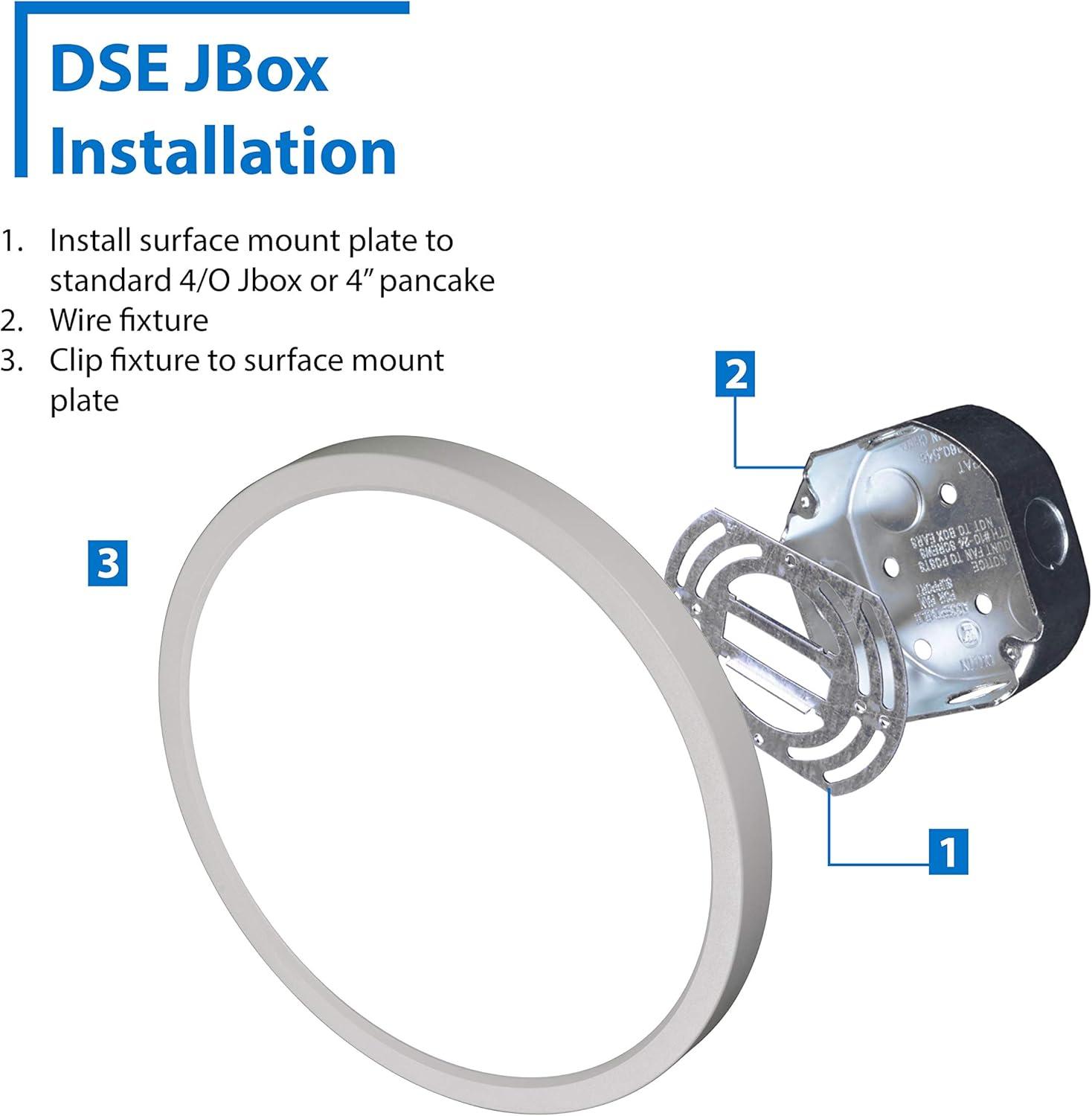 Matte White Round LED Surface Mount Downlight