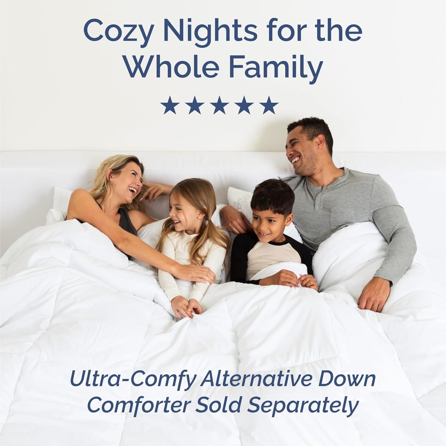 CGK Linens 4 Piece Sheet Set Microfiber, Soft & Wrinkle Free Sheet Set