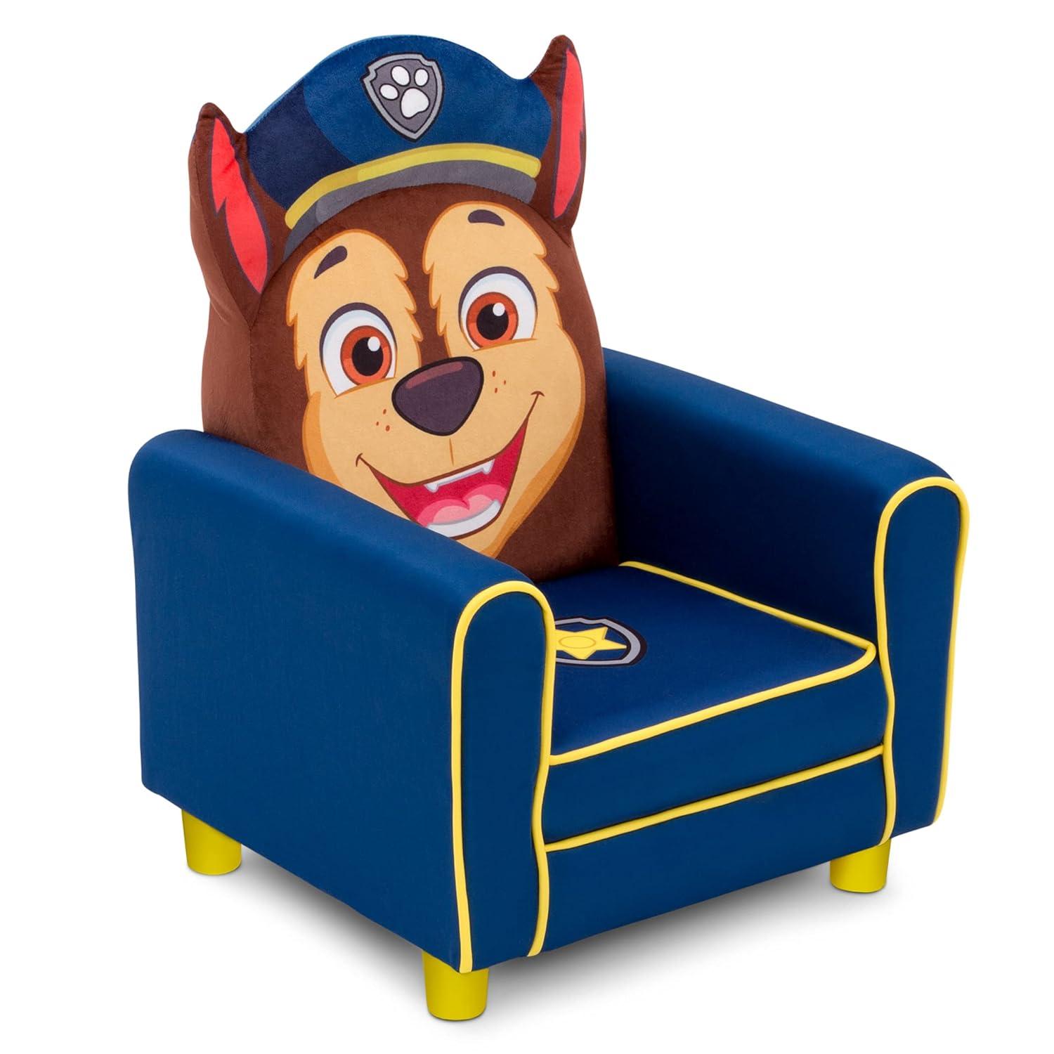 PAW Patrol Chase Figural Upholstered Kids' Chair - Delta Children