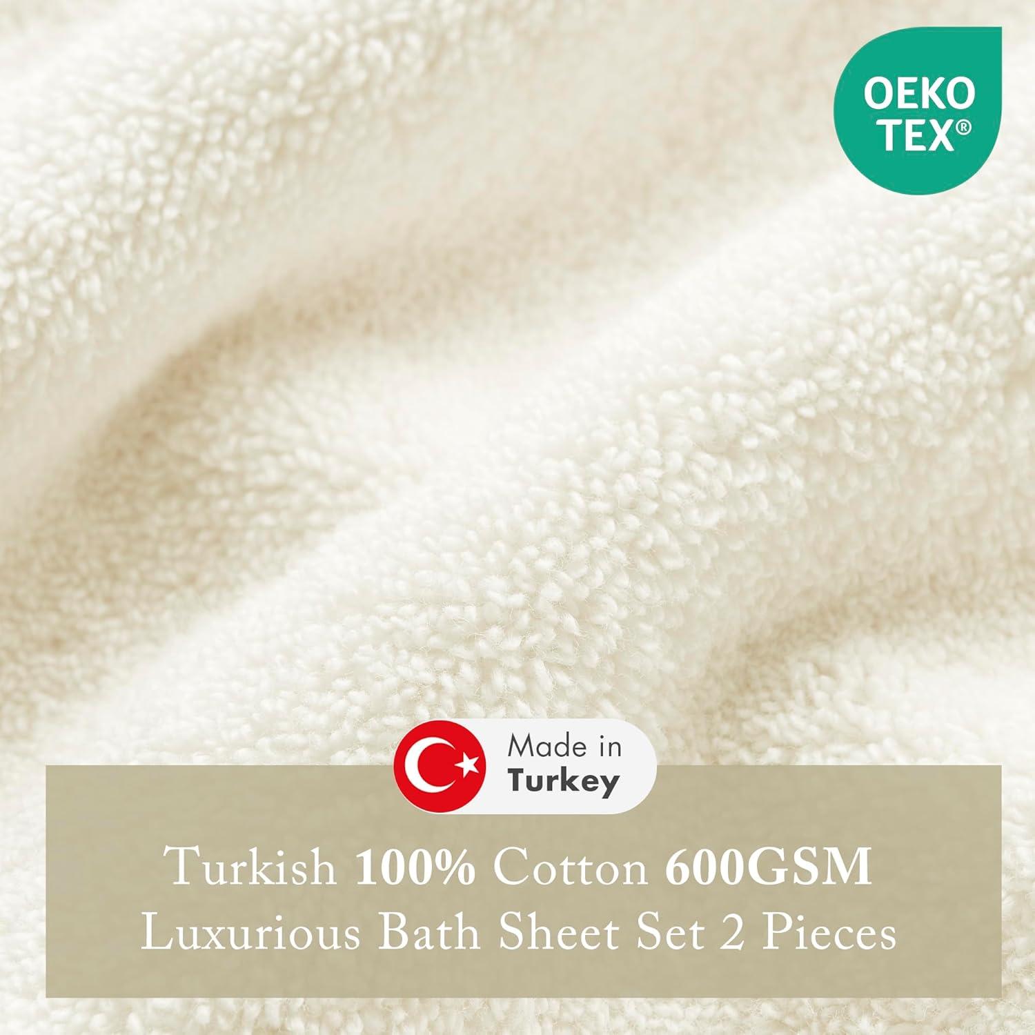 Madison Park Signature Turkish 100% Cotton Bath Sheet 2 Piece Set (Set of 2)