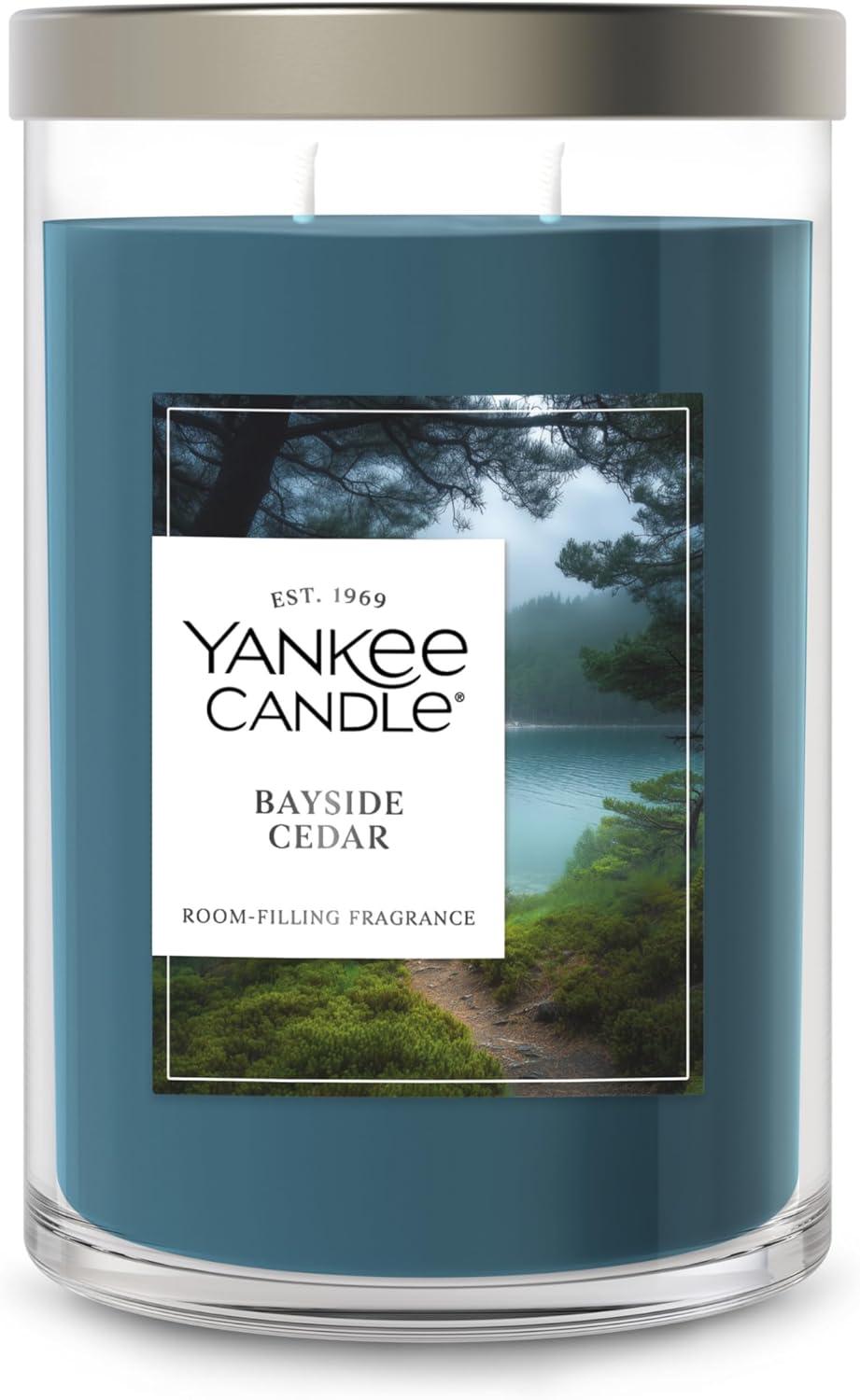YANKEE CANDLE Signature Bayside Cedar Scented Tumbler Candle