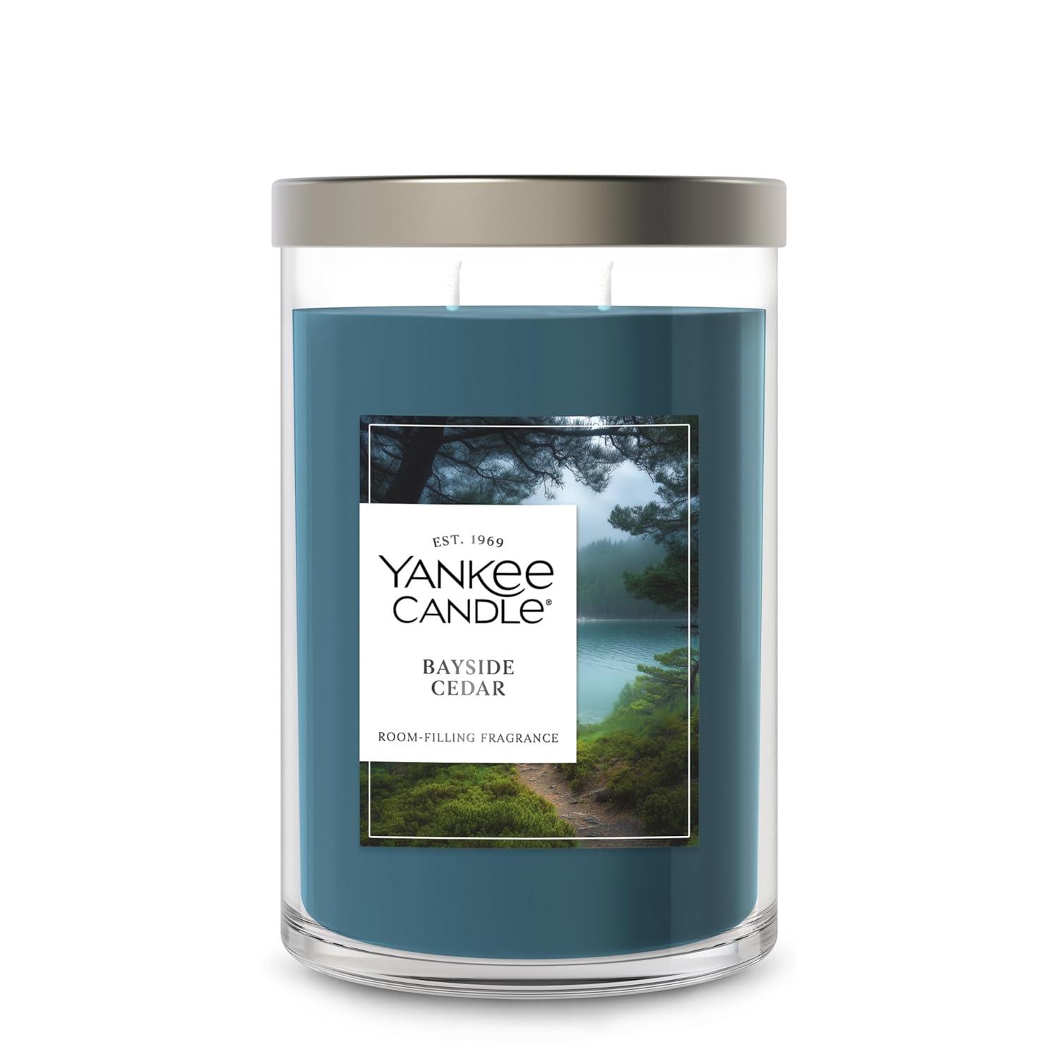 YANKEE CANDLE Signature Bayside Cedar Scented Tumbler Candle