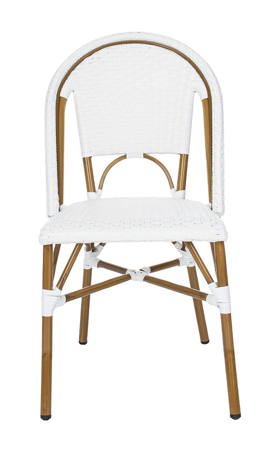 Salcha Side Chair (Set Of 2) - Indoor/Outdoor - FOX5210 - White - Safavieh