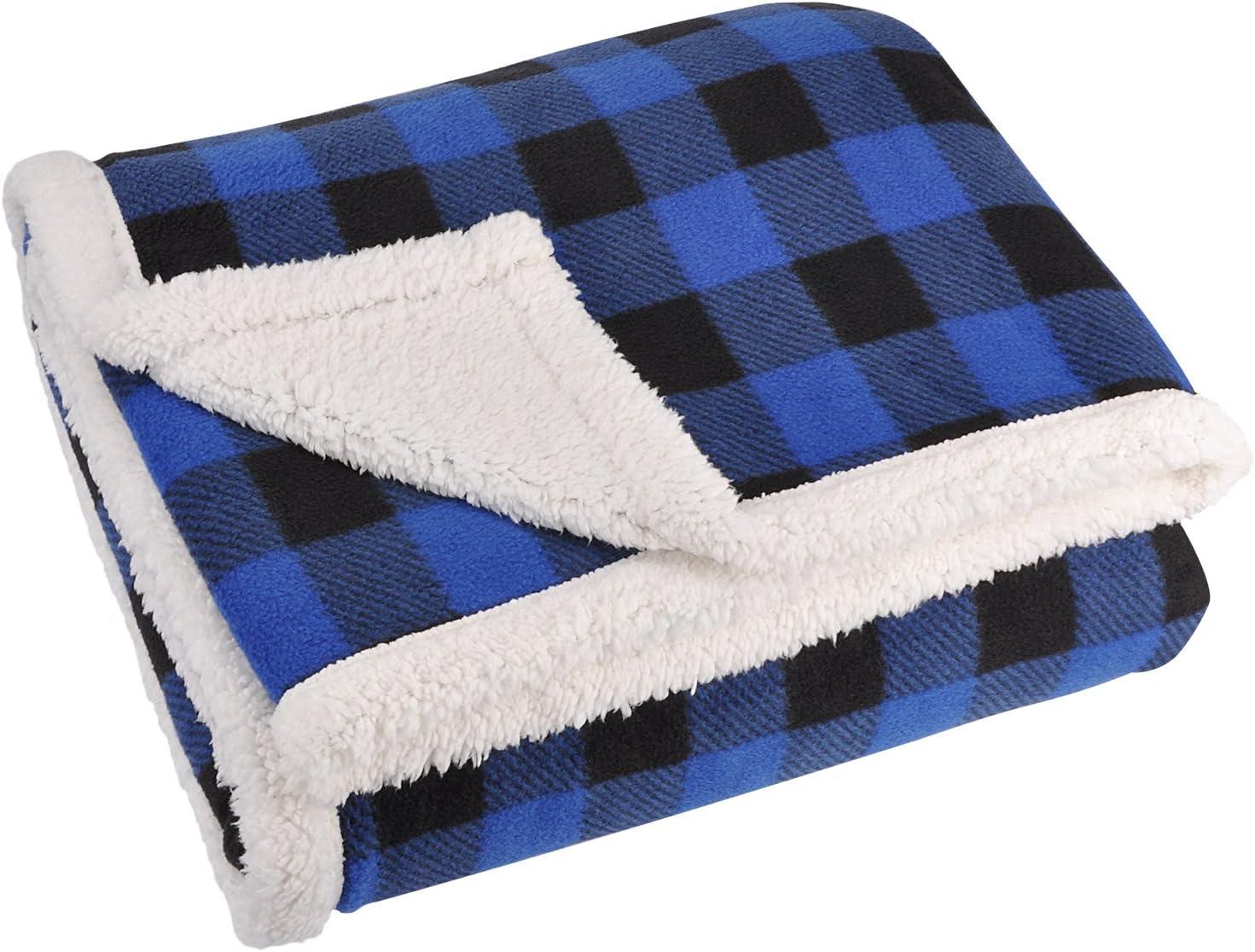 Tirrinia 50" x 60" Fleece Throw Blanket, Soft Comfy Warm Fuzzy TV Blankets, Comfort Caring Gift