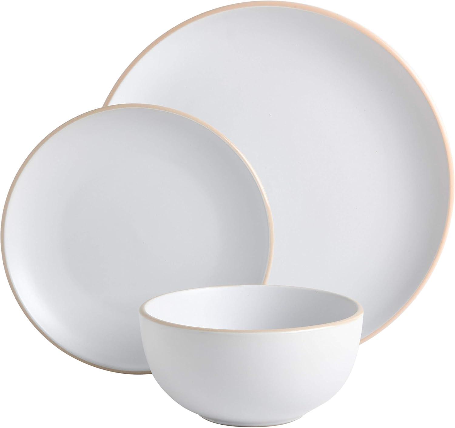 Rockaway 12 Piece Dinnerware Set