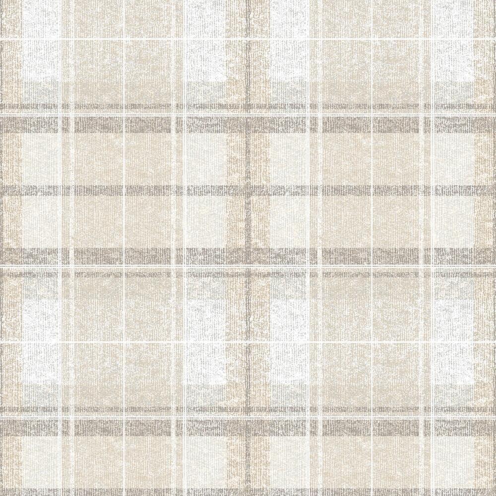 Tweed Plaid Peel and Stick Wallpaper