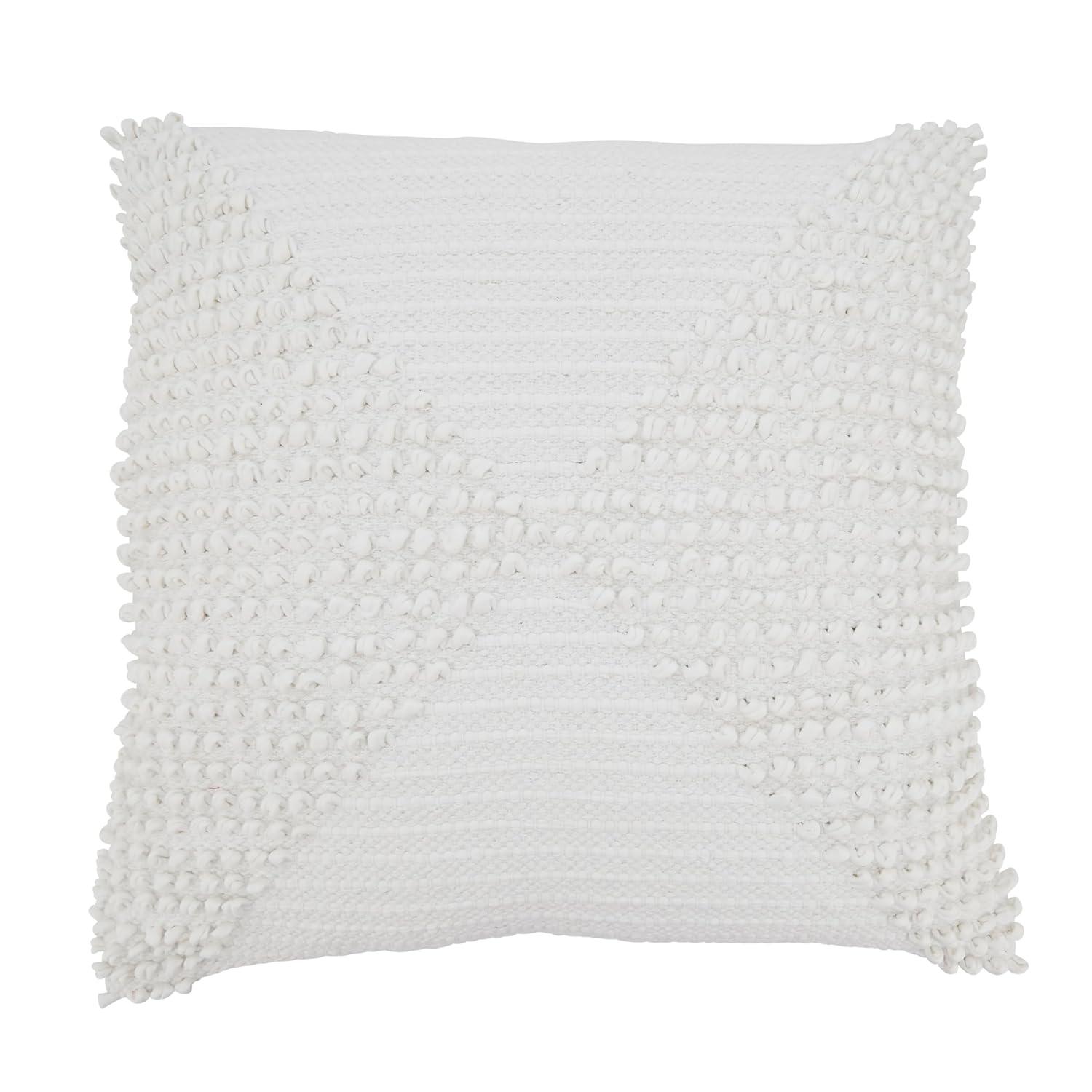 Saro Zandra Collection Cotton Throw Pillow