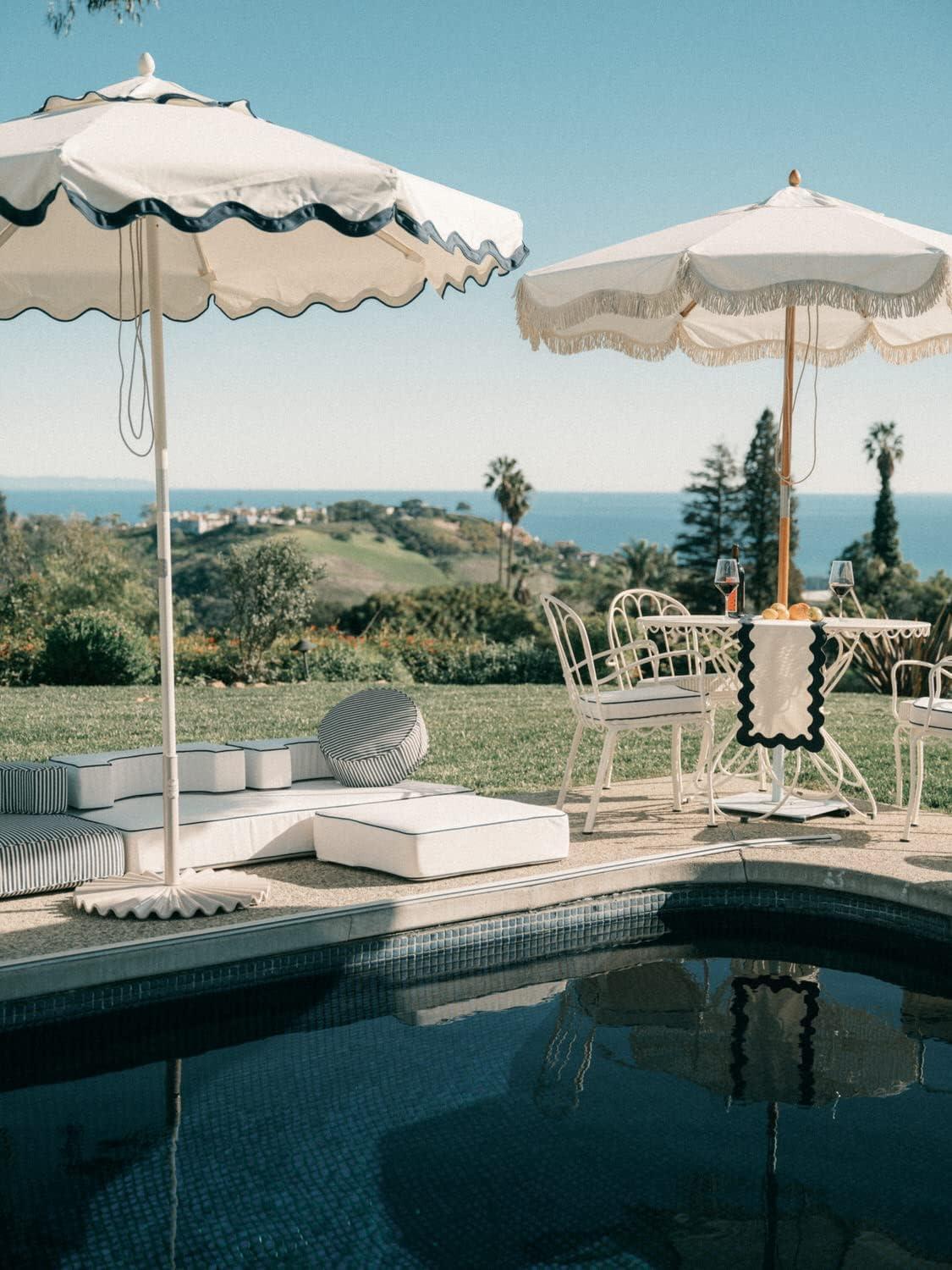 Clamshell Umbrella Base by Business & Pleasure Co. - White