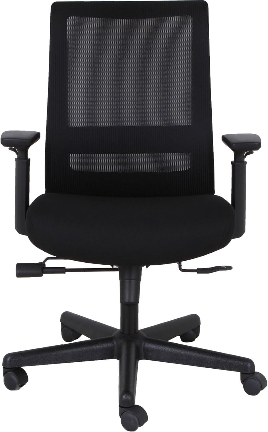 Lorell LLR42175 High-back Mesh Executive Chair, Black
