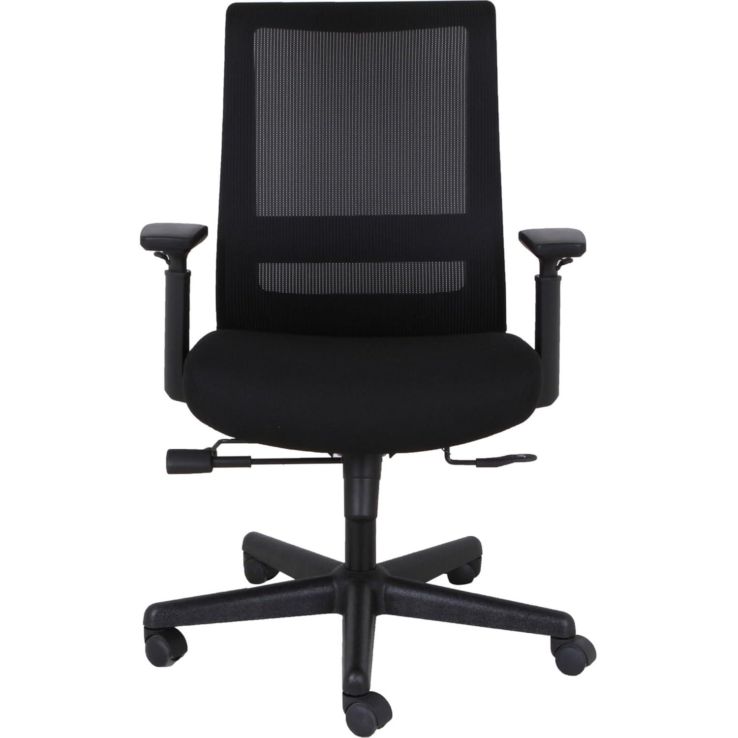 Lorell LLR42175 High-back Mesh Executive Chair, Black