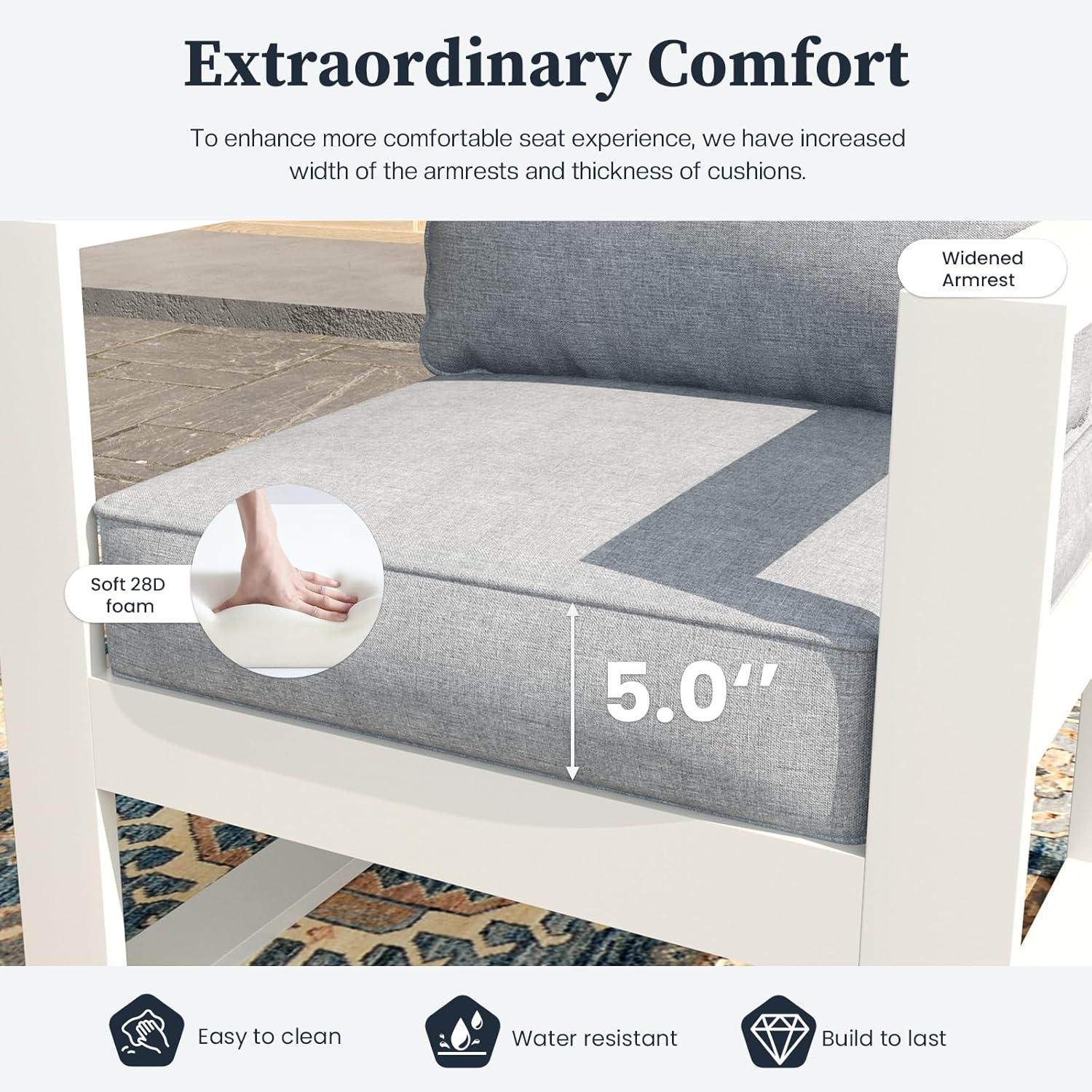 Alturas Standalone Product 50" Wide Outdoor Loveseat