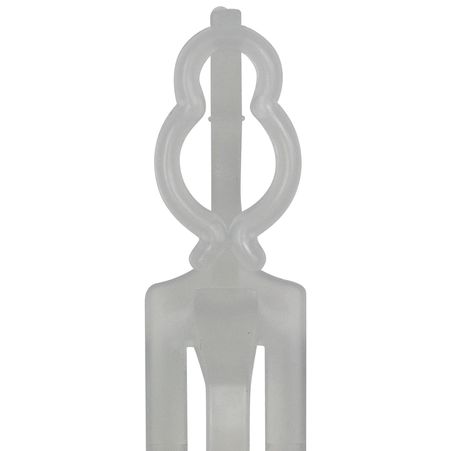 26ct Clear Omni All-In-One Universal Gutter and Shingle Christmas Light Clips