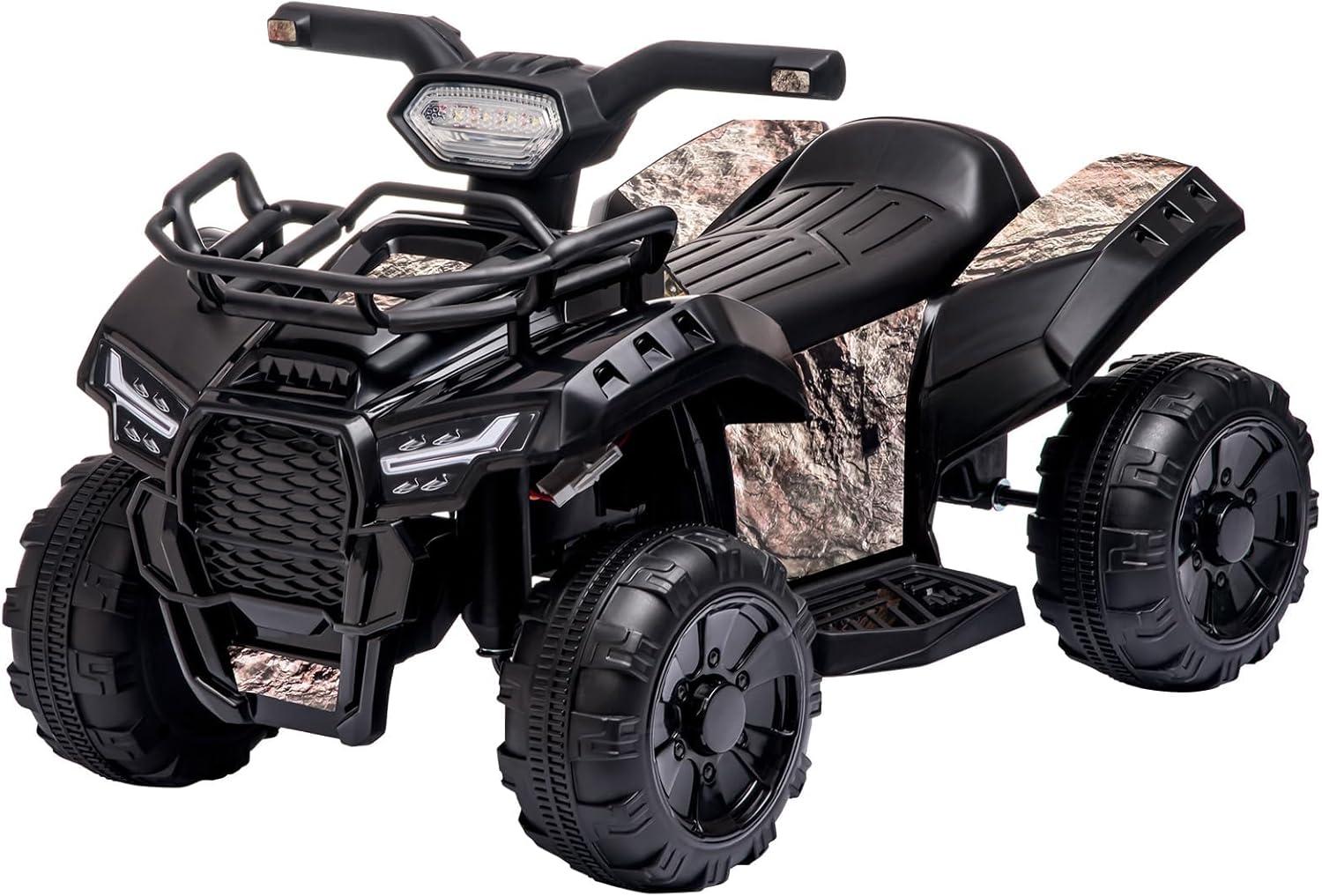 Aosom 6 Volt 1 Seater All-Terrain Vehicles Push/Pull Ride On