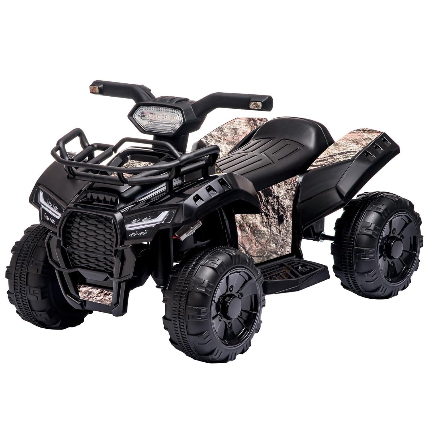 Aosom 6 Volt 1 Seater All-Terrain Vehicles Push/Pull Ride On