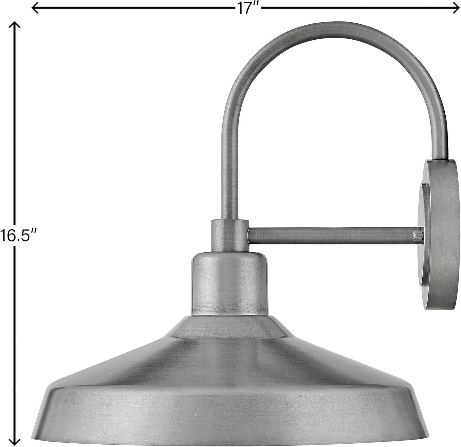 Hinkley Lighting - One Light Wall Mount - Forge - 1 Light Medium Outdoor Wall