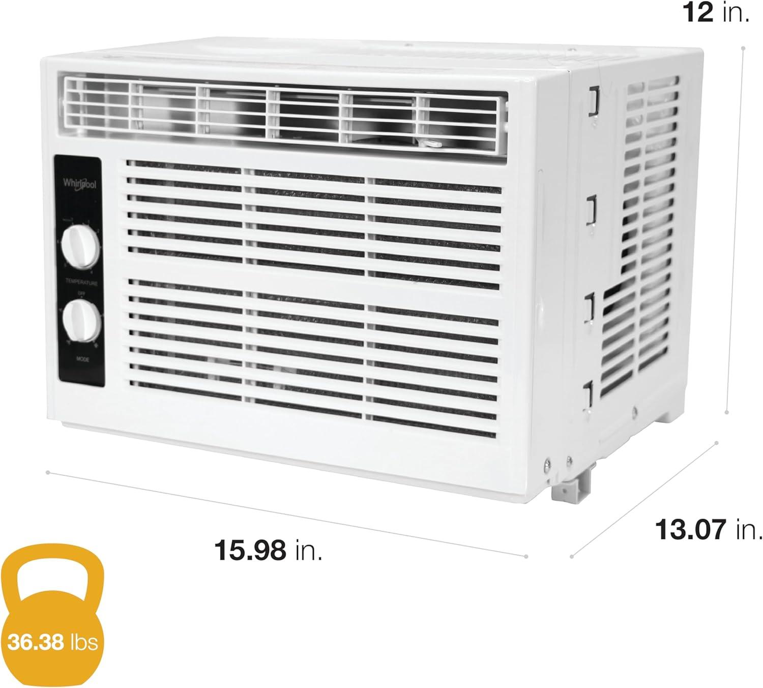 Whirlpool 12000 BTU Energy Star Window Air Conditioner for 550 Square Feet with Remote Included