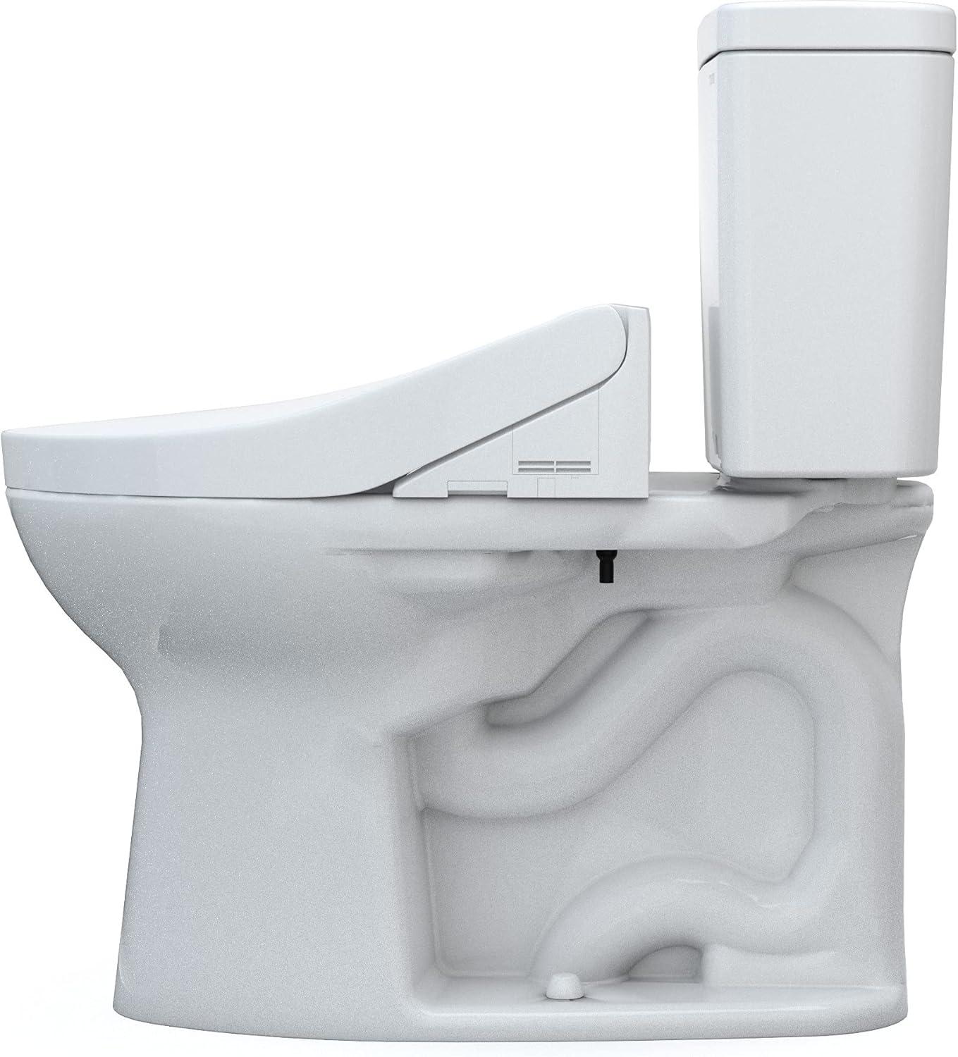 Drake® 1.28 GPF Water Efficient Elongated Two-Piece Toilet with Tornado Flush® (Seat included)