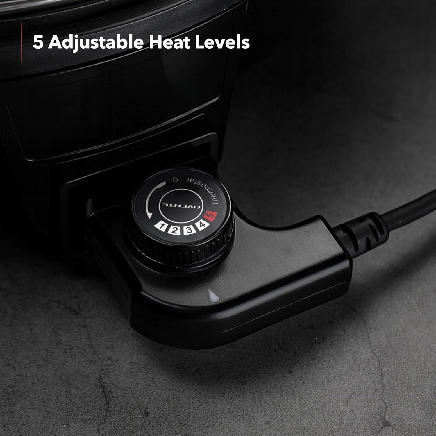 Ovente OVENTE 2-in-1 Hot Pot and Grill Combo