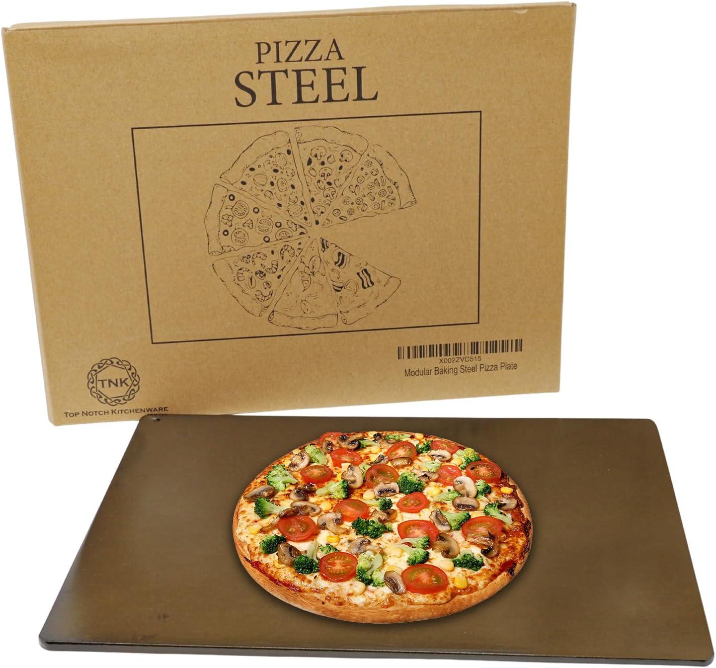 Modular Baking Steel Pizza Stone for Oven and Grill - A Design Offering Easier Cleaning, Handling and Storage, Consistent Cooking Temperatures, Expansions with a Second Steel, and is Made in the USA