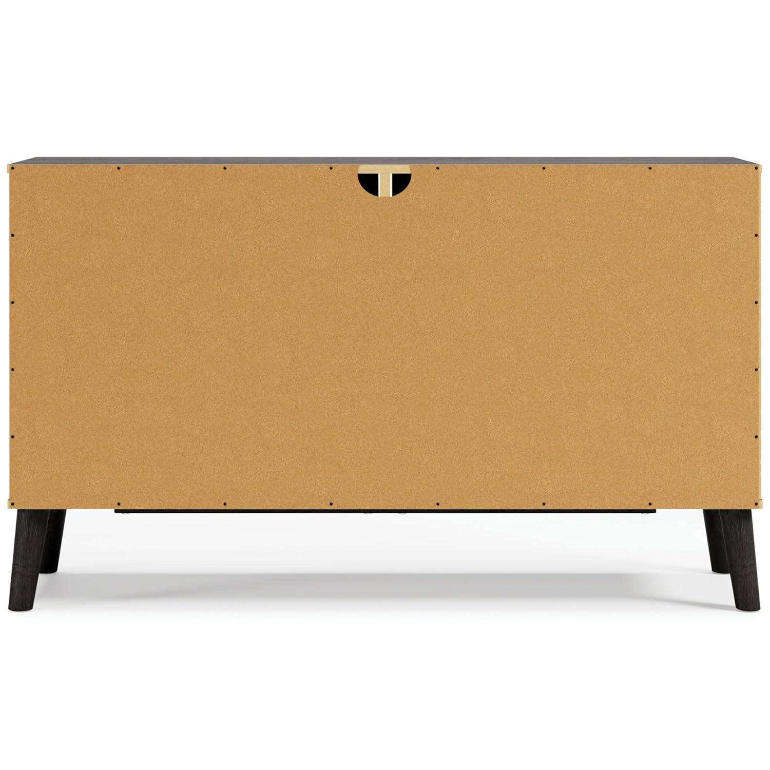 Signature Design by Ashley Contemporary Piperton Dresser, Two-tone Brown/Black