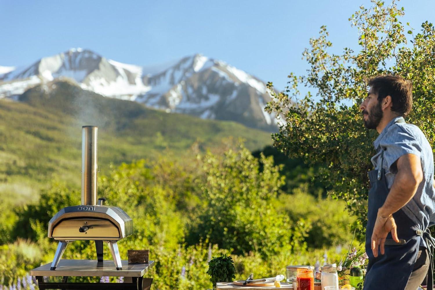 Ooni Karu 12 Multi-Fuel Outdoor Pizza Oven, Portable Wood Fired and Gas Pizza Oven