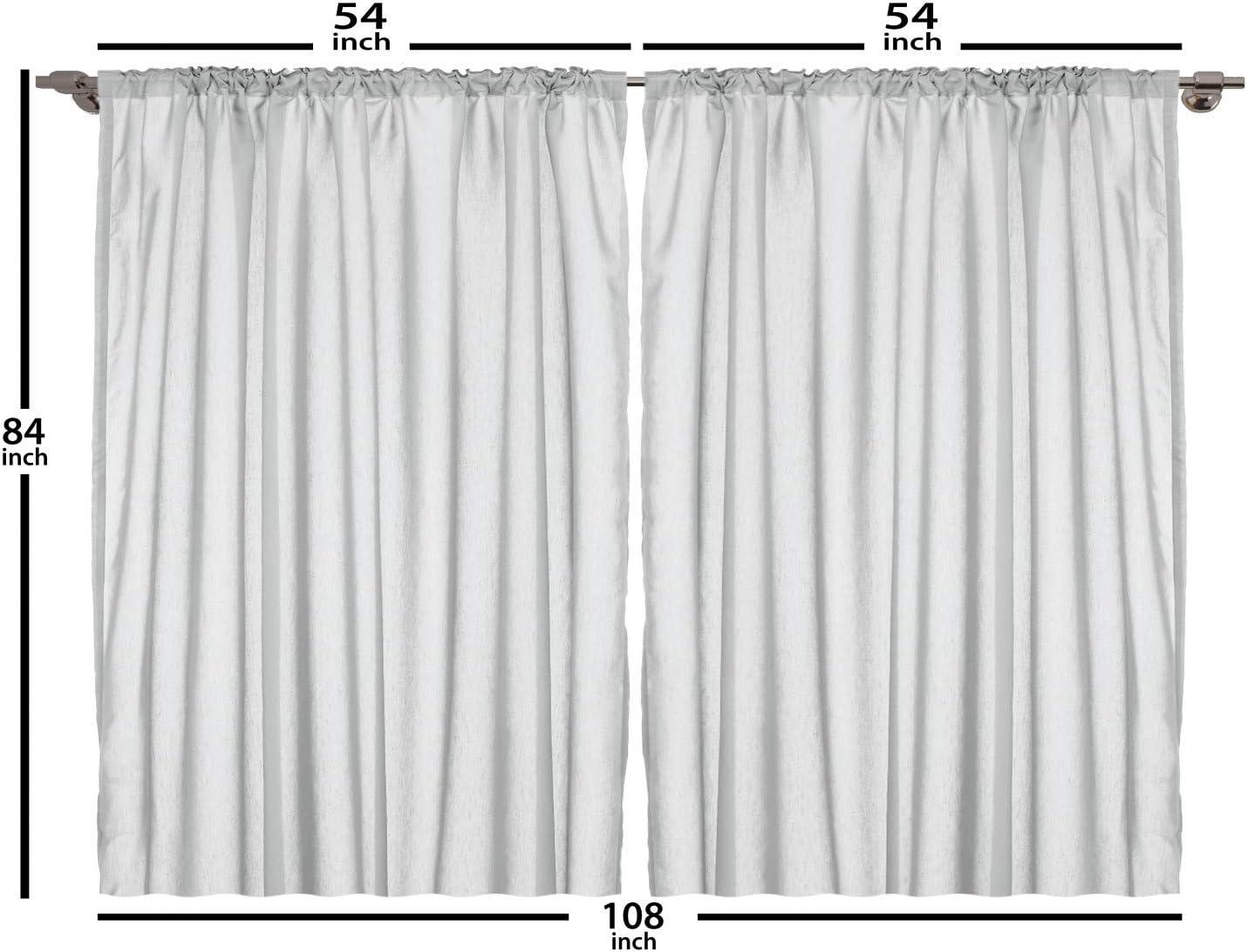 Abstract Library in Woods Polyester Light-Filtering Curtain Panel Pair