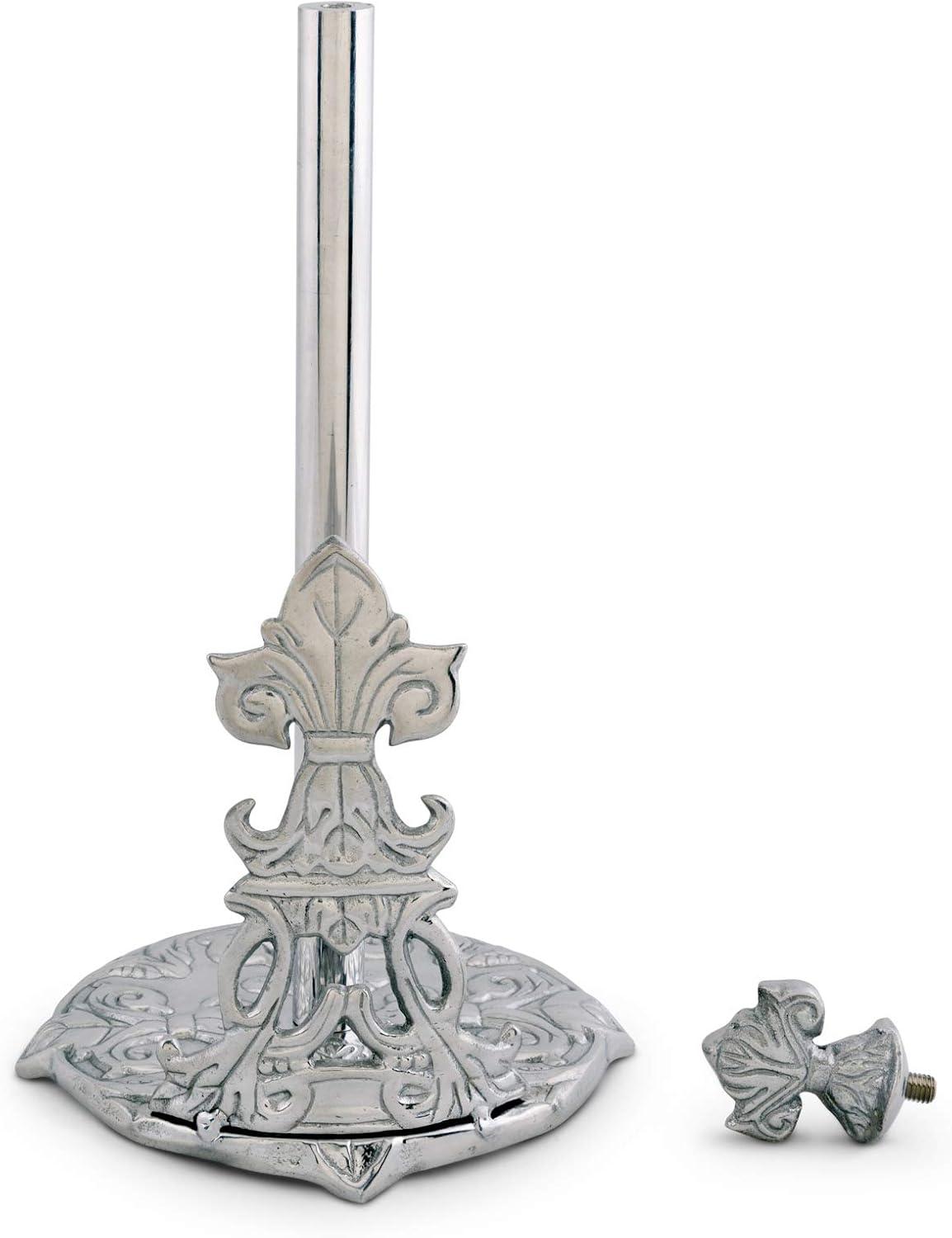 Arthur Court Designs Fleur De Lis Metal Paper Towel Holder