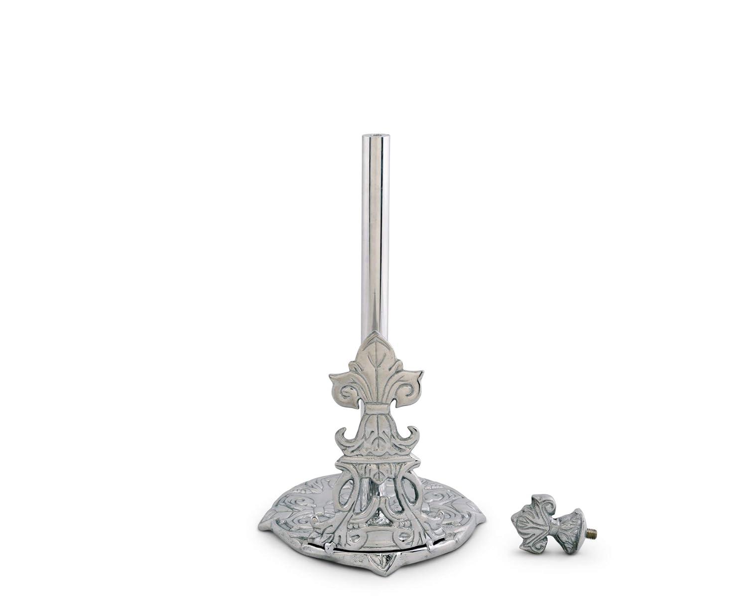 Arthur Court Designs Fleur De Lis Metal Paper Towel Holder