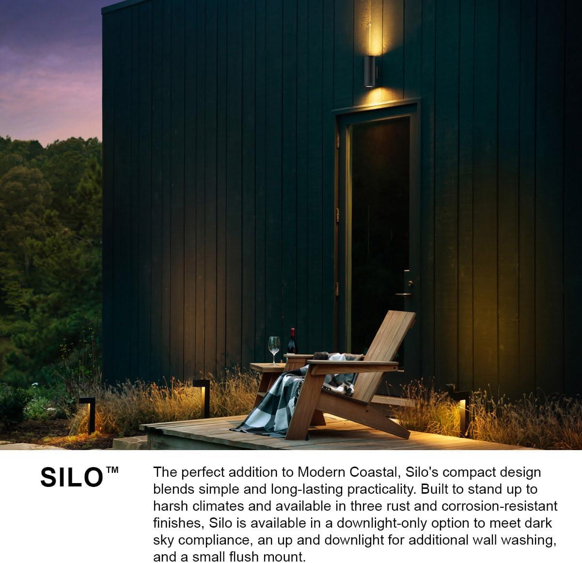 Silo 2 - Bulb 12" H Outdoor Armed Sconce