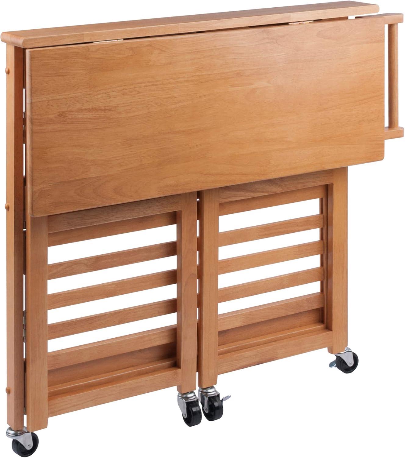 Winsome Radley Kitchen Cart, Light Oak