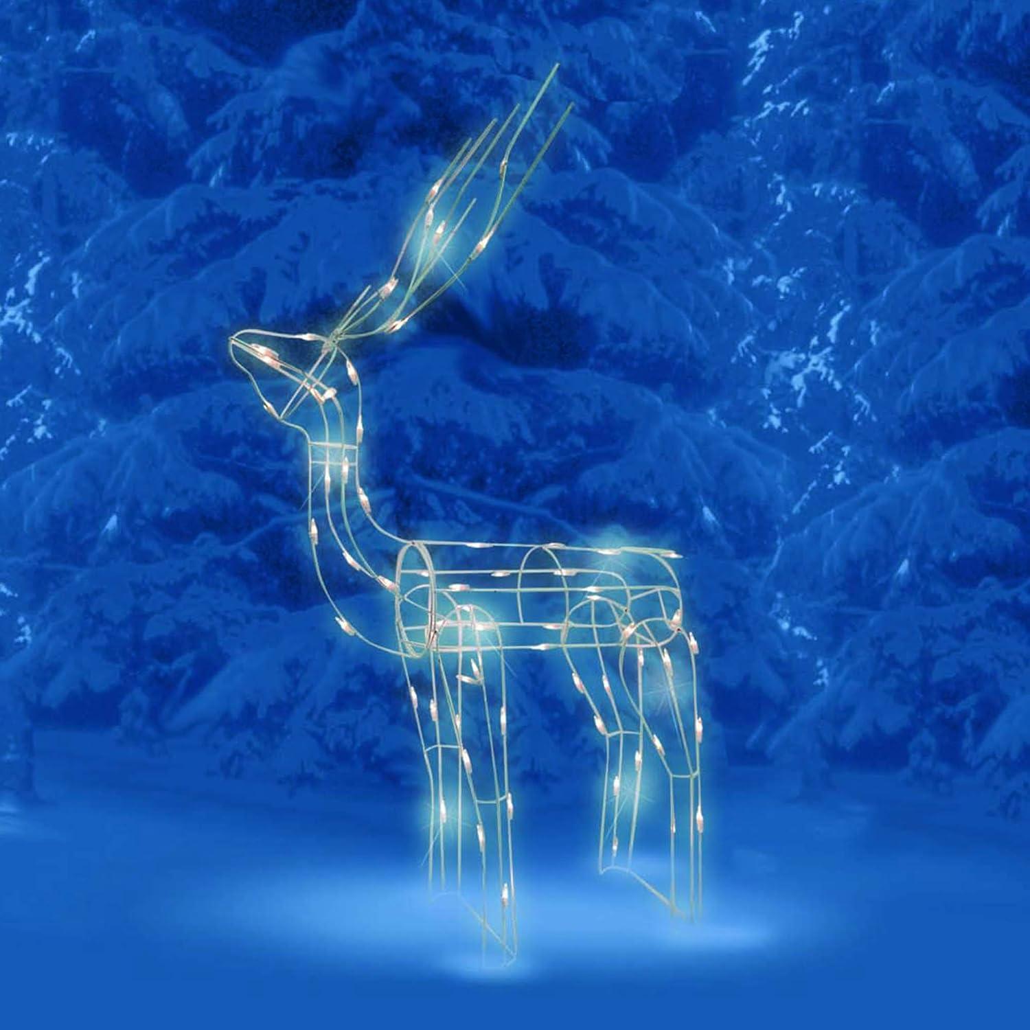Brite Star 3D Lighted Reindeer