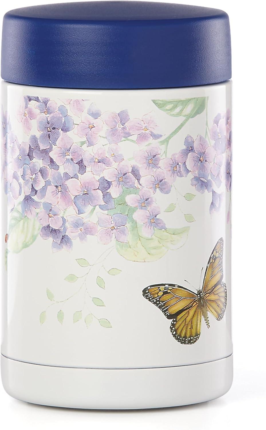 Butterfly Meadow Blue Stainless Steel Food Storage Container