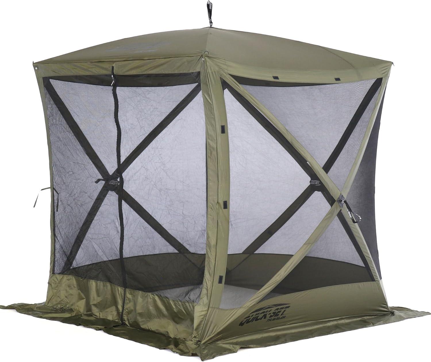 CLAM Quick-Set Portable Outdoor Camping Canopy Shelter